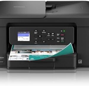 Brother Work Smart 1360 Wireless Color Inkjet All-in-One Printer with Automatic Duplex Printing and 1.8” Color Display | Includes Refresh Subscription Trial(1) (MFC-J1360DW) (Uses LC501 Series Inks) : Office Products