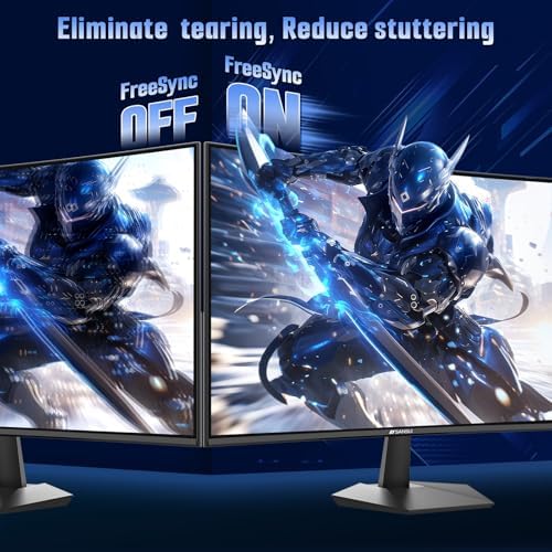 SANSUI 24 Inch Curved 160Hz Gaming Monitor,1500R Curved Gaming Monitor FHD 1080P Computer Monitor,MPRT 1ms Fast VA Display,Freesync,HDR,3000:1, HDMI2.0,DP1.4, VESA Support(ES-G24C1L HDMI Cable Incl.) : Industrial & Scientific - Image 4