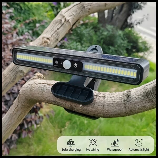 4/2/1 Pack Outdoor Solar Motion Sensor Light IP65 36pcs 5630 High Brightness LED Beads Clip-on/wall Mounting Methods Wall Light Fence Light Camping Light Landscape Light Suitable for Camping Garage Courtyard Commercial Lighting, Automatic On/off.