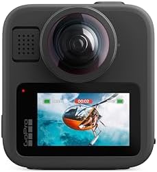GoPro MAX2 - Waterproof 360 + Traditional Action Camera with Touch Screen, Spherical 8K Video, 29MP 360 Photos, Easy Replaceable Lenses, HyperSmooth Stabilization, 6 Microphones : Electronics
