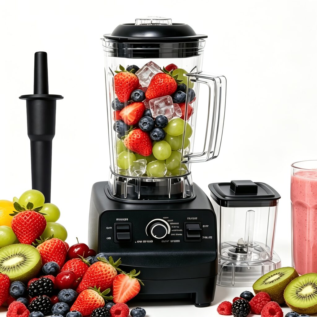 [2 Containers Blender] Countertop Blender, Mixer, Professional Blender. Powerful Motor, Meets The Nutritional Needs of The Whole Family, Easily Makes Smoothies. Kitchen 2 Containers Countertop Blenders for Ice, Grinding, Milkshake, Ice Slushie, Juice, Shake