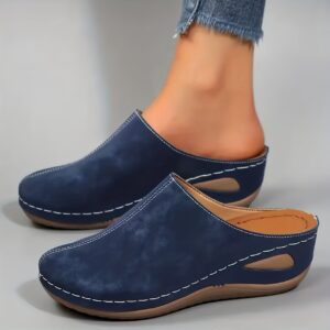 Summer New Women's Casual Fashion Outdoor Home Travel Party Elegant Comfortable Slip-On Wedge Sandals 600, Women Shoes